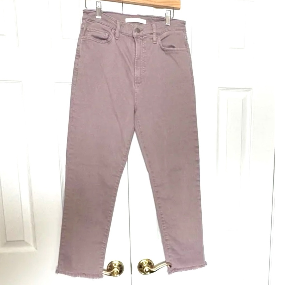 Joe's "The Luna" HR Cigarette Crop Jeans - raw hem - Woodrose Wash - 29